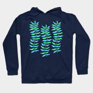 Aqua ocean animals - sea weeds Hoodie